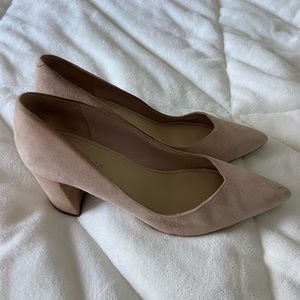 Marc Fisher Zala Block Hell Pointy Toe Pump Size 8 - $160 —> $45